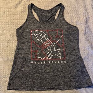 Under Armour Women's Charcoal Graphic Tank Top